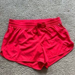 Neon athletic shorts